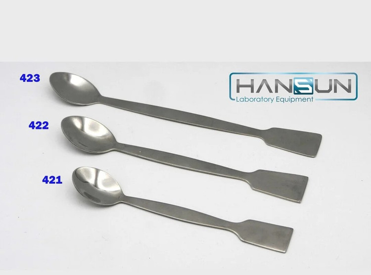 اسپاتول یک سر قاشق هانسان مدل P-1632 سایز 195x18 میلیمتر