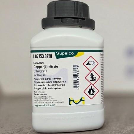 نیترات مس سهآبه مرک EMSURE® کد 102753 | Copper(II) Nitrate Trihydrate